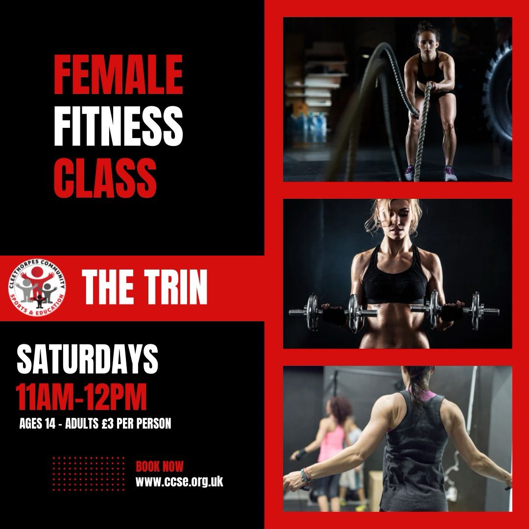 Saturday Female Fitness (ages 14+) 11am till 12pm