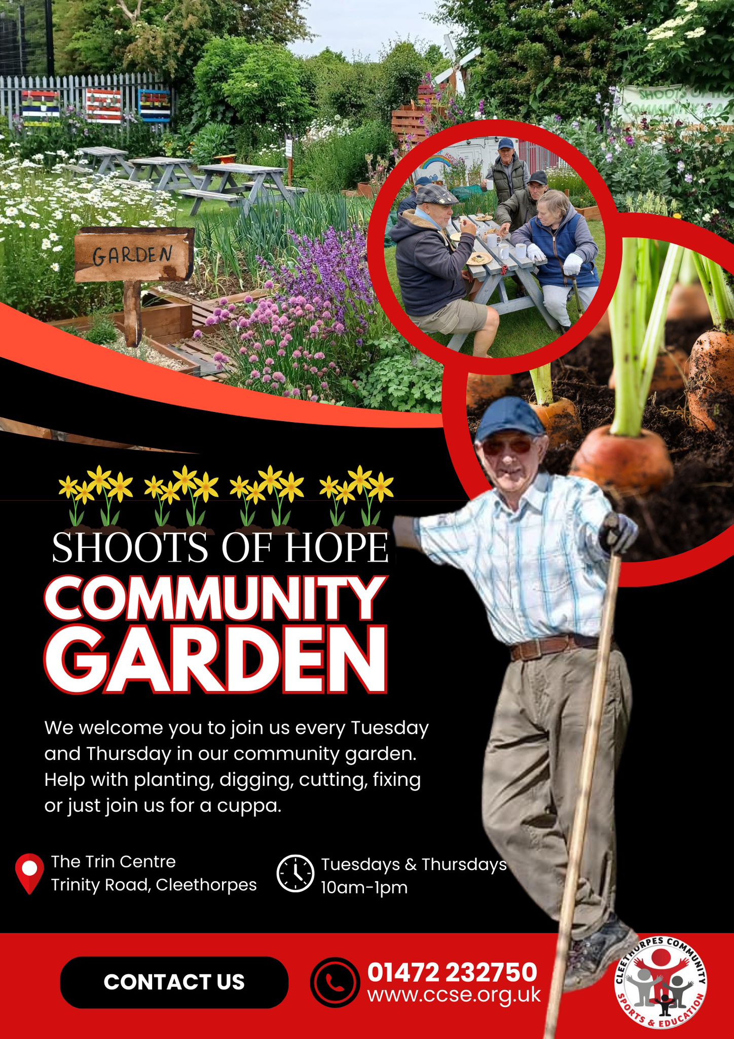 Shoots Of Hope Garden Group - Tuesdays & Thursdays 10am till 1pm